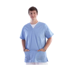 Casaque unisexe en coton/polyester Gima (bleu)