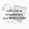 Câble mini USB de remplacement pour audiomètre Electronica 800M et 820M