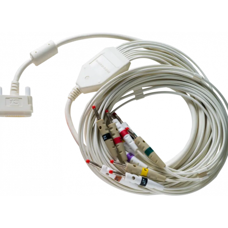 Câble patient à fiches banane pour ECG Cardioline