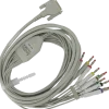 Câble patient à fiches banane pour ECG Spengler PC-ECG et Cardiomate