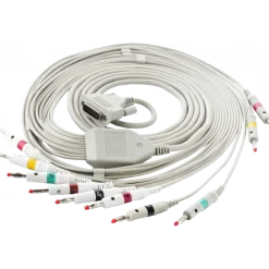 Câble patient à fiches banane pour ECG Edan SE-1202 et ISE-1210