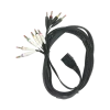Câble patient fiches bananes pour ECG Schiller MS12 USB et FT-1