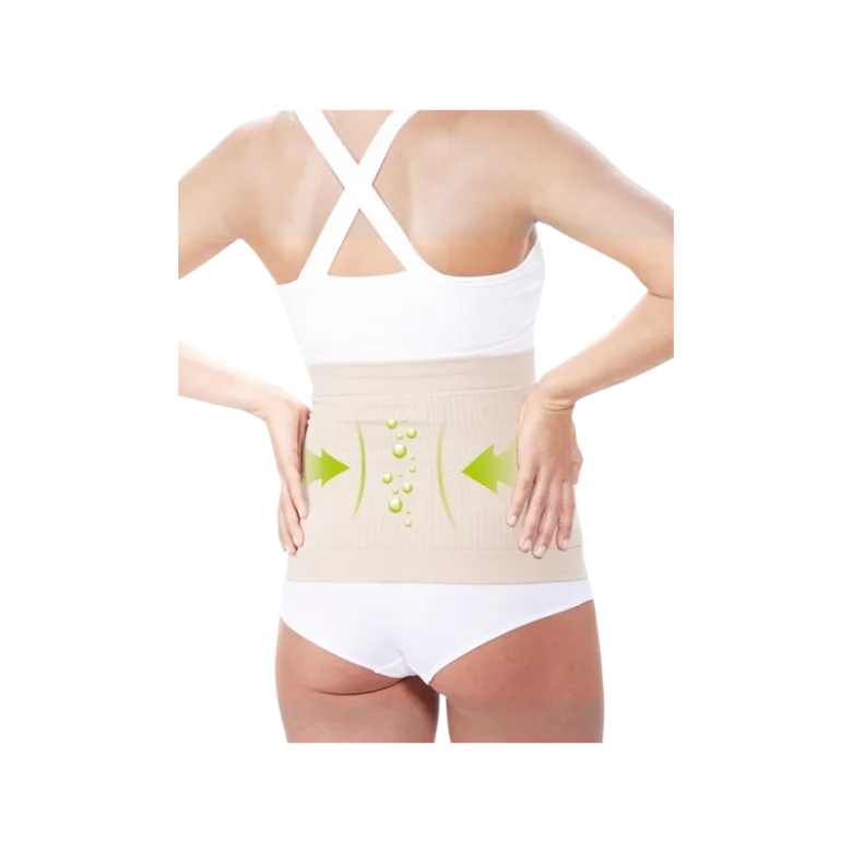 Ceinture gainante anti-douleurs dorsales Lanaform Arnicaps beige