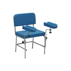 Chaise de prélèvement fixe Hidemar avec 2 accoudoirs