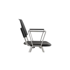 Chaise visiteur empilable avec accoudoirs