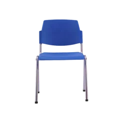 Chaise visiteur empilable en tissu