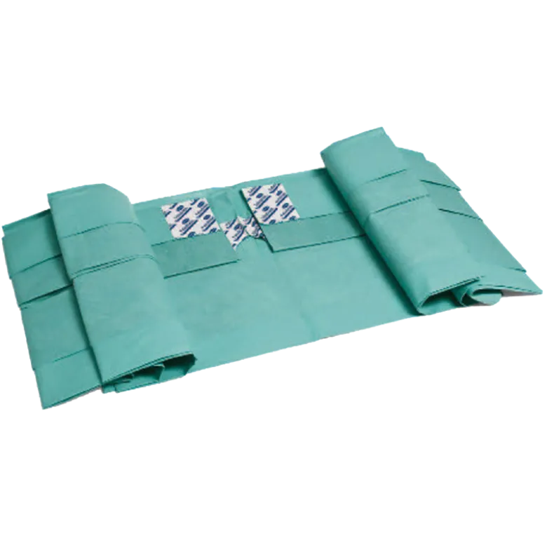 Champs de soins Foliodrape Protect fenêtrés non adhésifs - stériles (boite de 65)