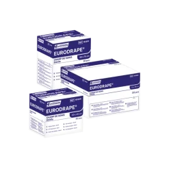 Champs de soins stériles Eurodrape non fenêtrés non adhésifs (boite de 50)