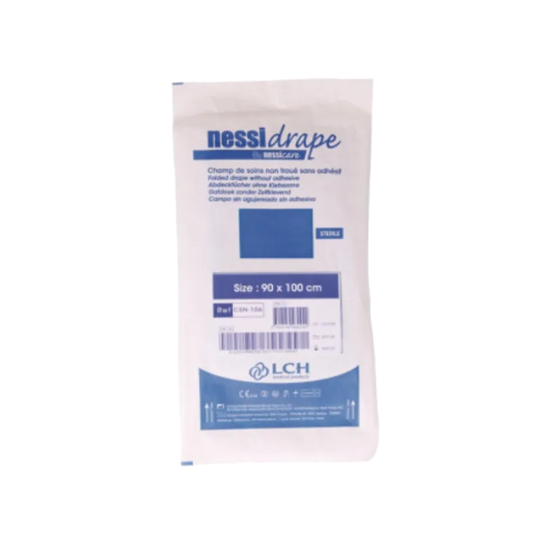 Champs de soins stériles Nessidrape non fenêtrés non adhésifs (boite de 50)