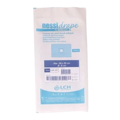 Champs de soins stériles Nessidrape fenêtrés adhésifs (boite de 50)