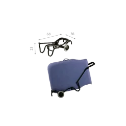 Chariot de transport pour tables pliantes Ecopostural