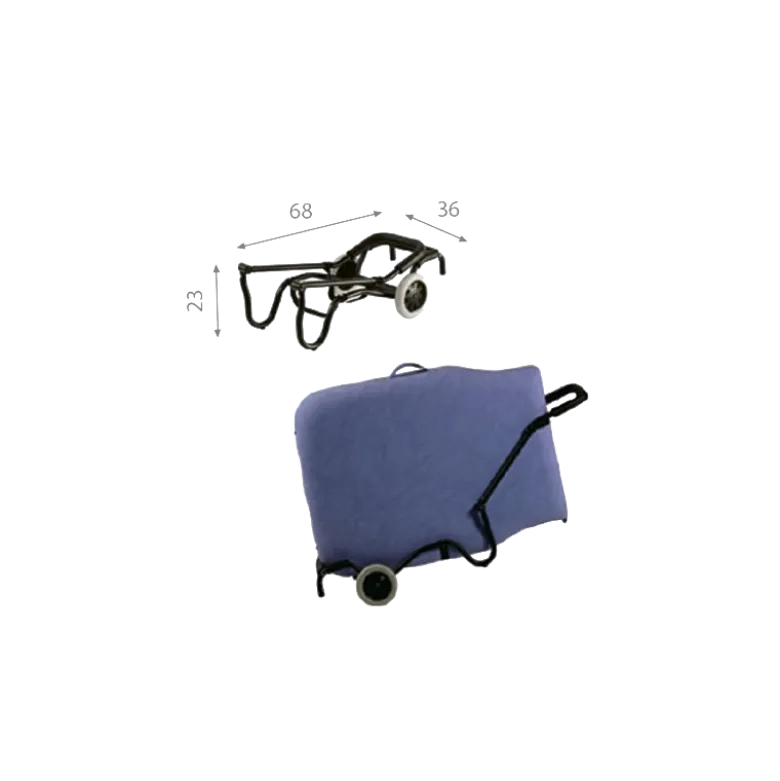 Chariot de transport pour tables pliantes Ecopostural