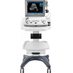 Chariot roulant pour échographes portables à ultrasons Edan U50 et DUS60