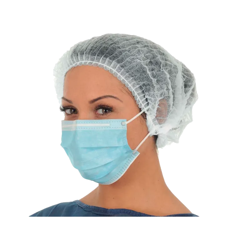 Charlottes à clip non tissées blanches (sachet de 100)
