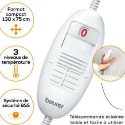 Chauffe-matelas thermique Beurer UB30 Kompact