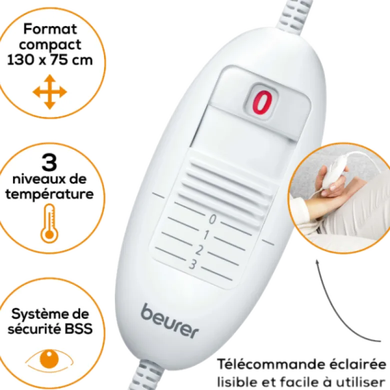 Chauffe-matelas thermique Beurer UB30 Kompact