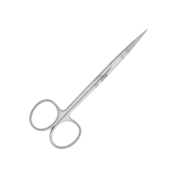 Ciseaux iridectomie droits en inox - 11,5 cm