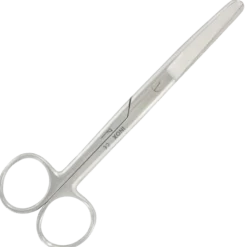 Ciseaux mousses courbes en inox (qualité bloc) - 14 cm