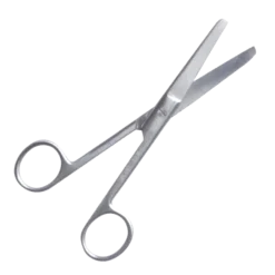 Ciseaux mousses droits en inox