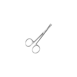 Ciseaux strabisme courbés en inox - 11 cm