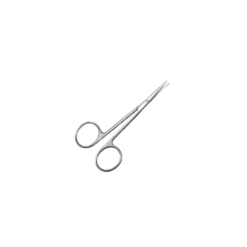 Ciseaux strabisme droits en inox - 11 cm