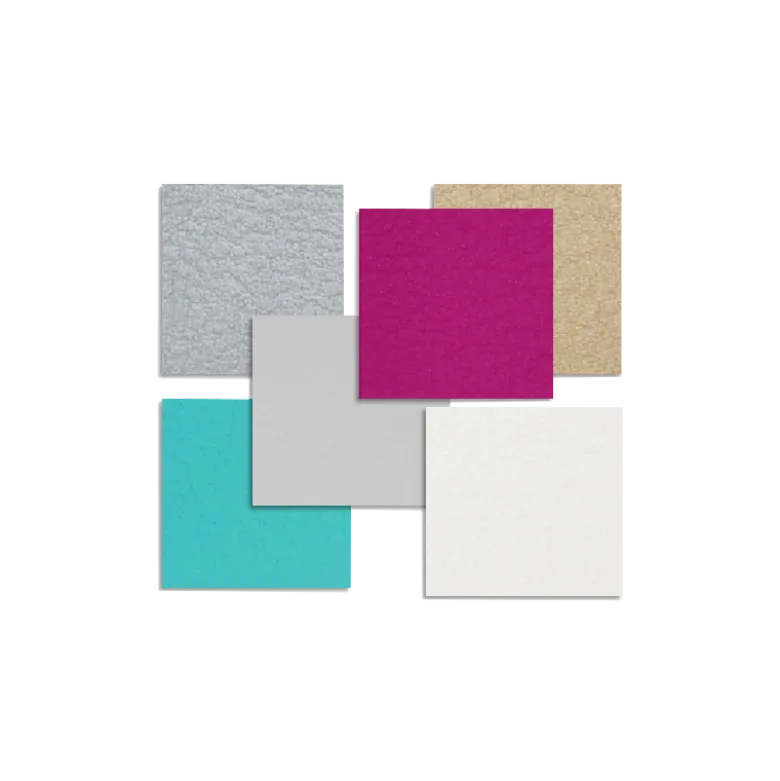 Coloris de sellerie standard spéciaux en supplément pour mobilier Mobercas
