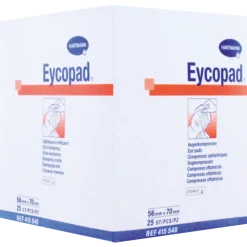 Compresse de gaze oculaire stérile Eycopad - 5.6 x 7 cm (boite de 25)