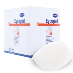 Compresse de gaze oculaire stérile Eycopad - 5.6 x 7 cm (boite de 25)