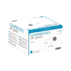 Compresses de gaze stériles Euromedis - 17 fils (10 x 10 cm)