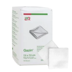 Compresses de gaze tissées non stériles LR Gazin - 17 fils (sachet de 100)