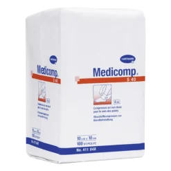 Compresses non tissées non stériles Medicomp (boite de 100)