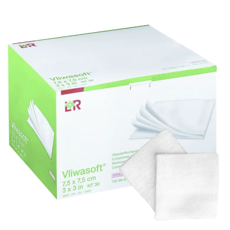 Compresses non tissées stériles LR Vliwasoft
