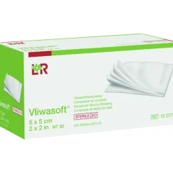 Compresses non tissées stériles LR Vliwasoft