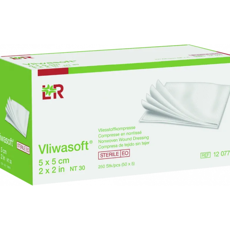 Compresses non tissées stériles LR Vliwasoft