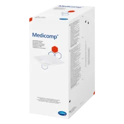 Compresses non tissées stériles Medicomp 10 x 10 cm (boite de 200)