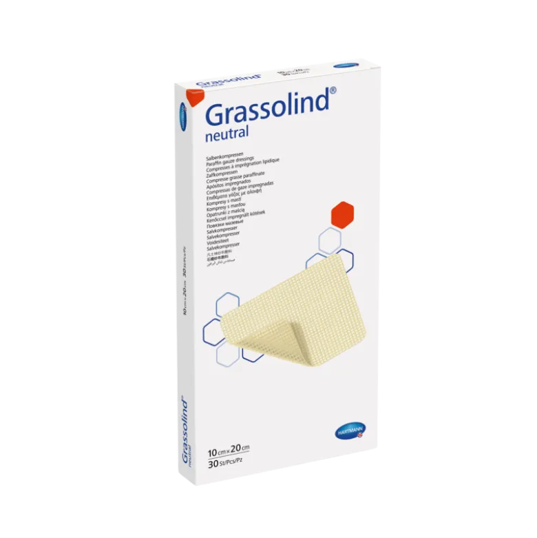 Compresse stérile à imprégnation lipidique Hartmann Grassolind Neutral