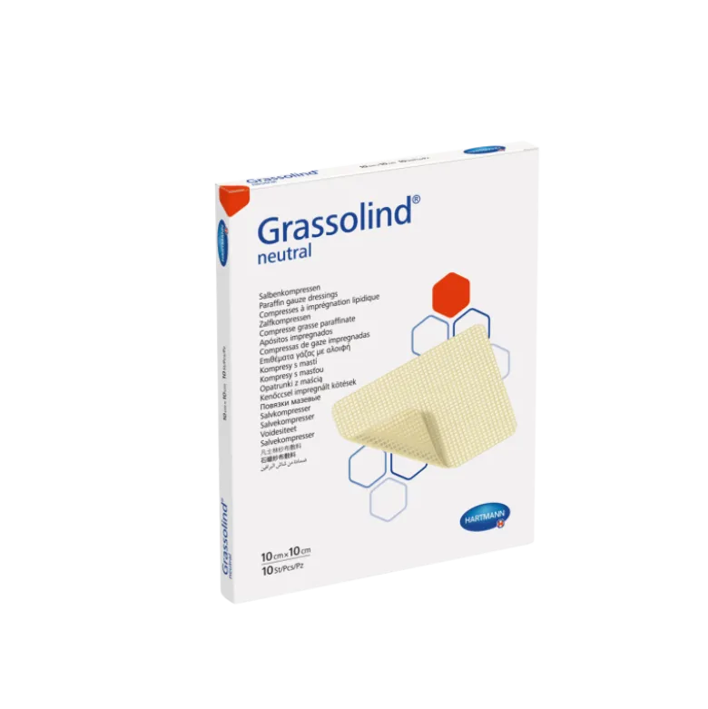 Compresse stérile à imprégnation lipidique Hartmann Grassolind Neutral