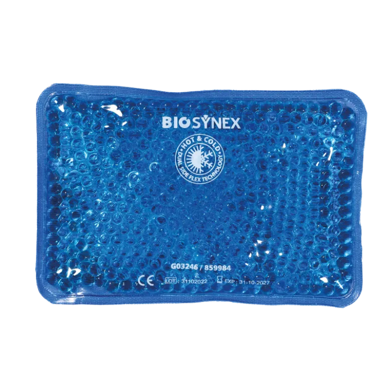 Compresse thermique en gel microbilles multi-zones Biosynex