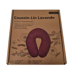 Compresse thermothérapie aux graines de lin et lavande - fer à cheval
