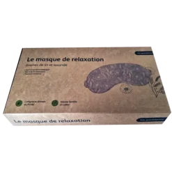 Compresse thermothérapie aux graines de lin et lavande - masque pour les yeux
