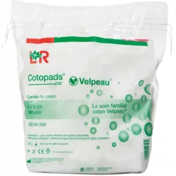 Cotons carrés non stériles Cotopads 5 x 5 cm (sachet de 500)