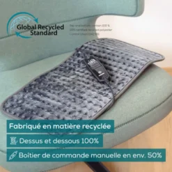 Coussin chauffant Beurer HK 123 XXL Cosy Grey - Green Planet