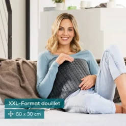 Coussin chauffant Beurer HK 123 XXL Cosy Grey - Green Planet