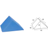 Coussin triangulaire Ecopostural A4418 - Coloris Bleuet