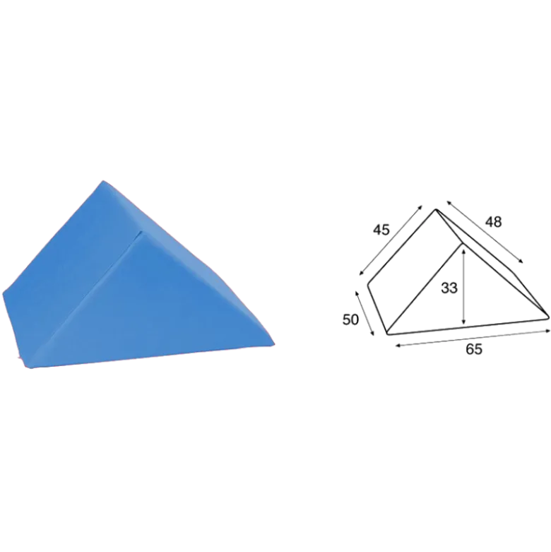 Coussin triangulaire Ecopostural A4418 - Coloris Bleuet