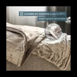 Couverture chauffante Beurer HD1520 XXL Cosy Taupe