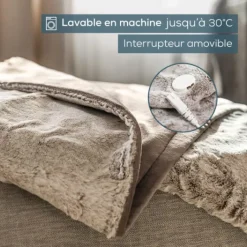 Couverture chauffante Beurer HD 75 Nordic Taupe