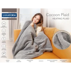 Couverture chauffante douce Lanaform Cocoon Plaid