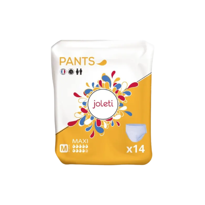 Culottes absorbantes à ceinture déchirable Joleti (6 sachets de 14)