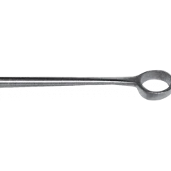 Curette dermatologique fine fenêtrée en inox - 16 cm